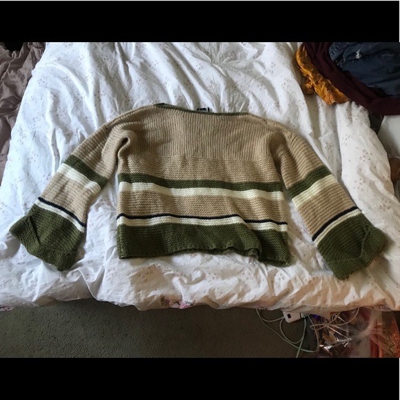 Bell Sleeved Knit Sweater - Picture 1 of 6